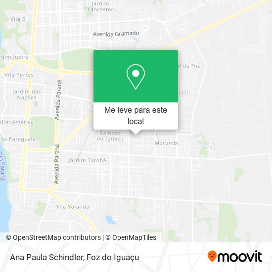 Ana Paula Schindler mapa