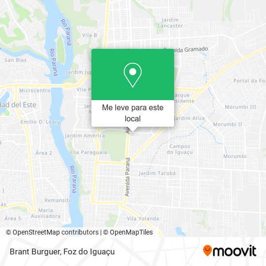Brant Burguer mapa