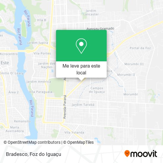 Bradesco mapa
