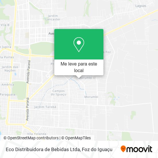 Eco Distribuidora de Bebidas Ltda mapa