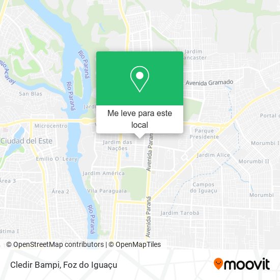 Cledir Bampi mapa
