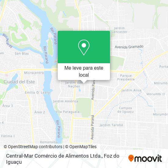 Central-Mar Comércio de Alimentos Ltda. mapa