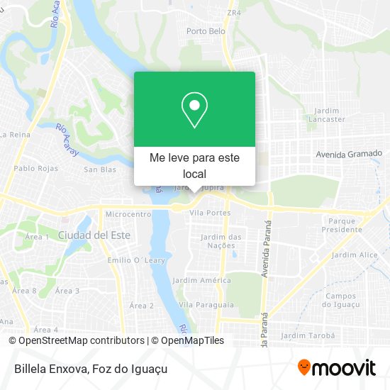 Billela Enxova mapa
