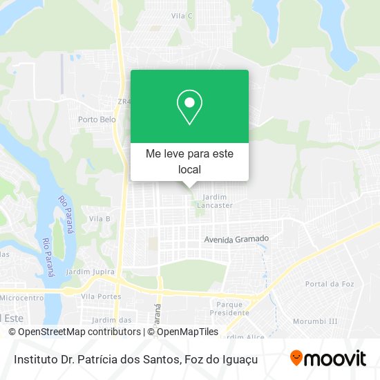 Instituto Dr. Patrícia dos Santos mapa