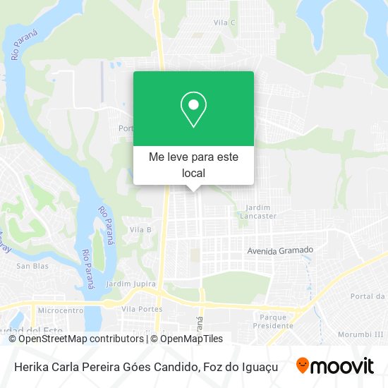Herika Carla Pereira Góes Candido mapa