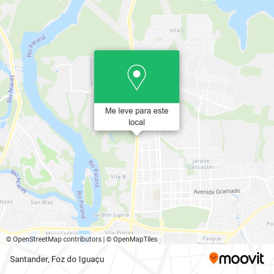 Santander mapa