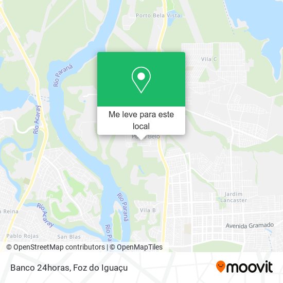 Banco 24horas mapa