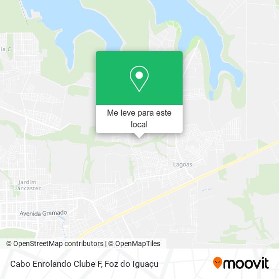 Cabo Enrolando Clube F mapa