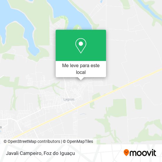 Javali Campeiro mapa