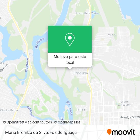 Maria Erenilza da Silva mapa