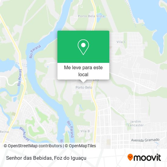 Senhor das Bebidas mapa