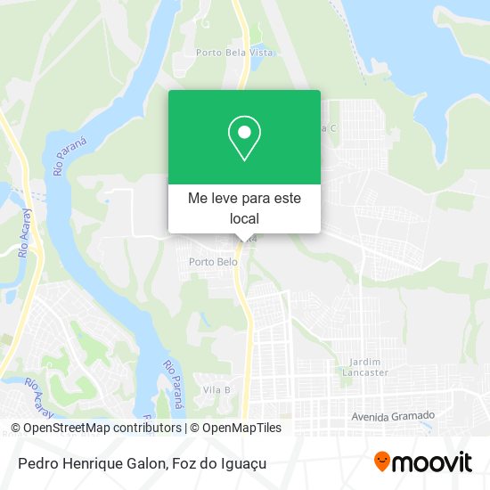 Pedro Henrique Galon mapa