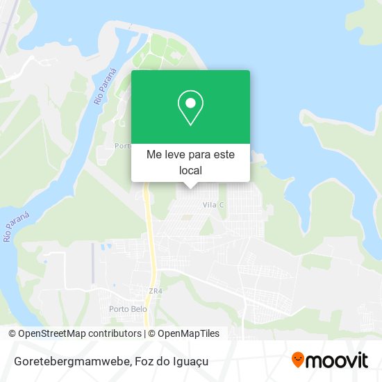 Goretebergmamwebe mapa