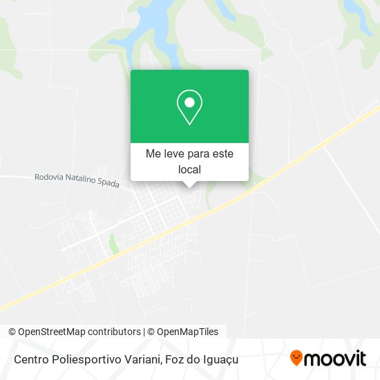 Centro Poliesportivo Variani mapa