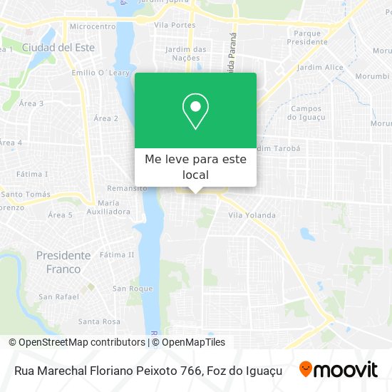 Rua Marechal Floriano Peixoto 766 mapa