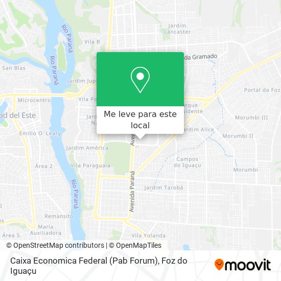 Caixa Economica Federal (Pab Forum) mapa