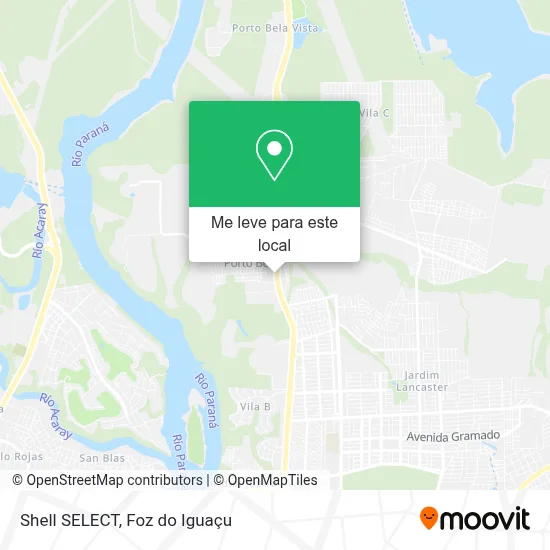 Shell SELECT mapa