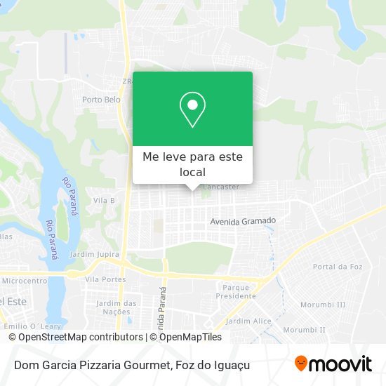 Dom Garcia Pizzaria Gourmet mapa