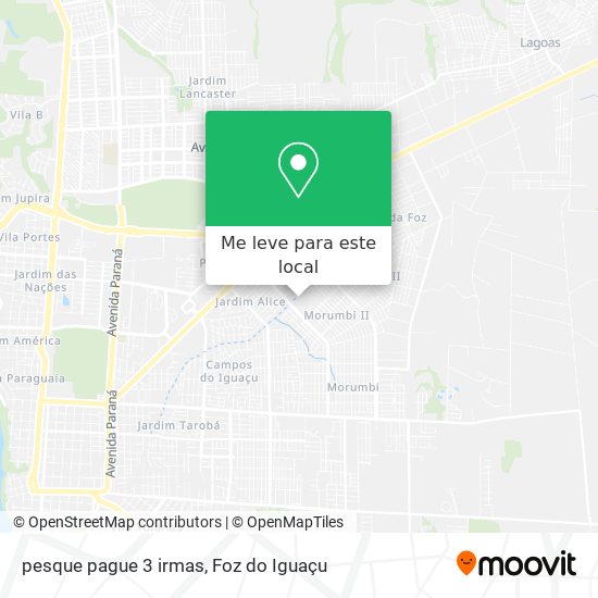 pesque pague 3 irmas mapa