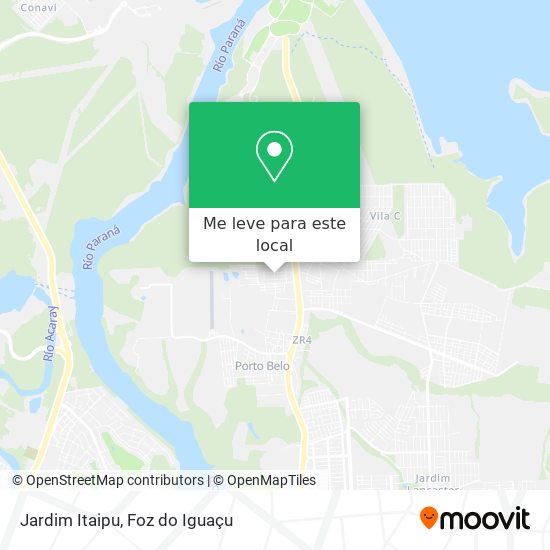 Jardim Itaipu mapa