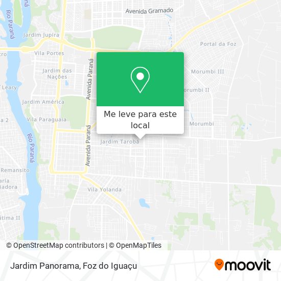 Jardim Panorama mapa