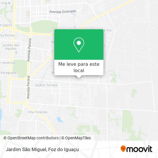 Jardim São Miguel mapa