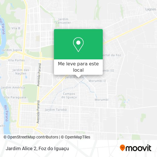 Jardim Alice 2 mapa