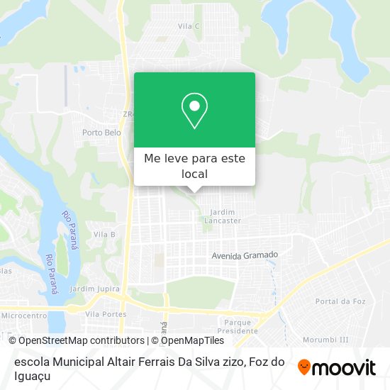 escola Municipal Altair Ferrais Da Silva zizo mapa