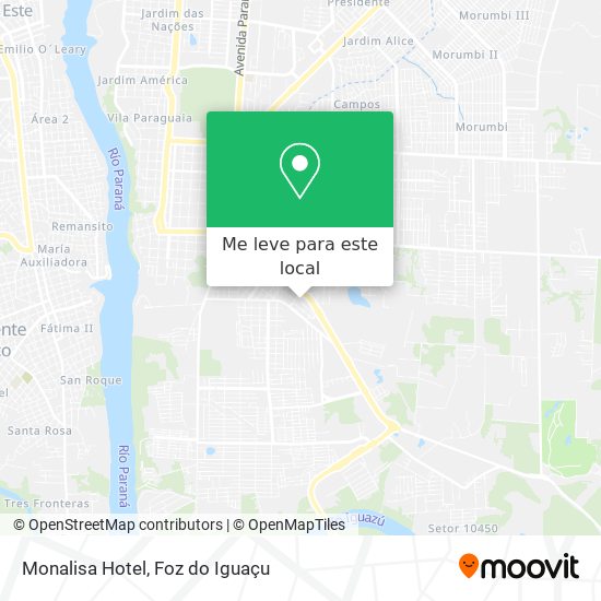 Monalisa Hotel mapa