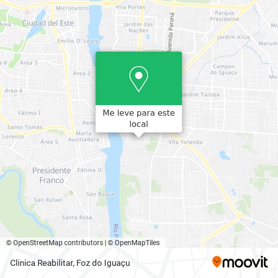 Clinica Reabilitar mapa