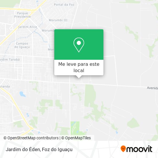 Jardim do Éden mapa
