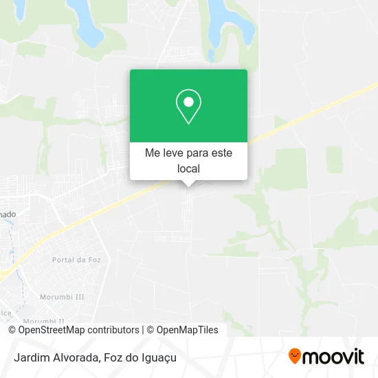 Jardim  Alvorada mapa