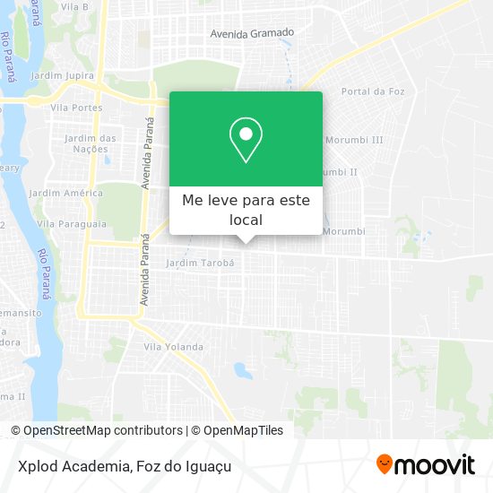 Xplod Academia mapa