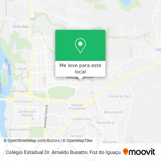 Colégio Estadual Dr. Arnaldo Busatto mapa