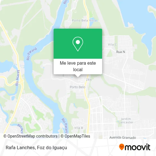 Rafa Lanches mapa