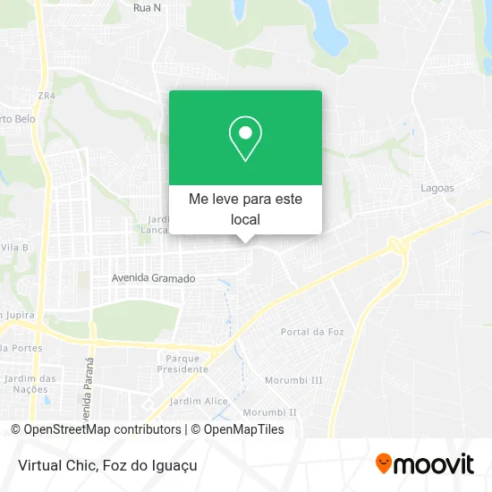 Virtual Chic mapa