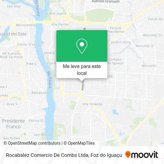 Rocabalez Comercio De Combs Ltda mapa
