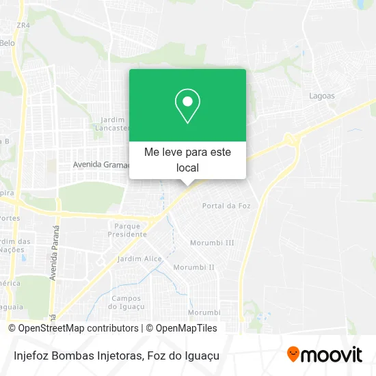 Injefoz Bombas Injetoras mapa