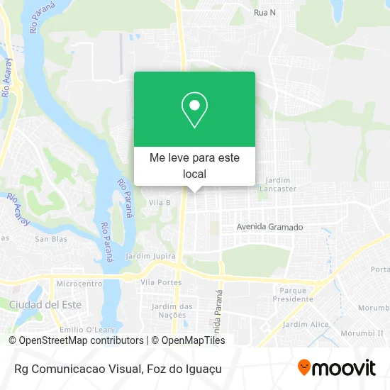 Rg Comunicacao Visual mapa