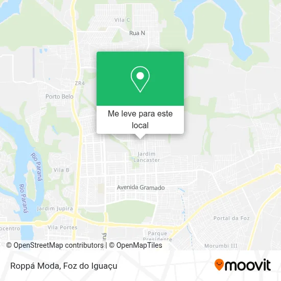 Roppá Moda mapa