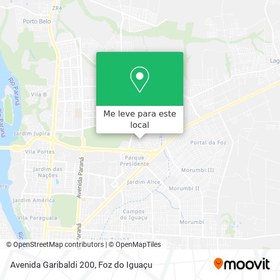 Avenida Garibaldi 200 mapa