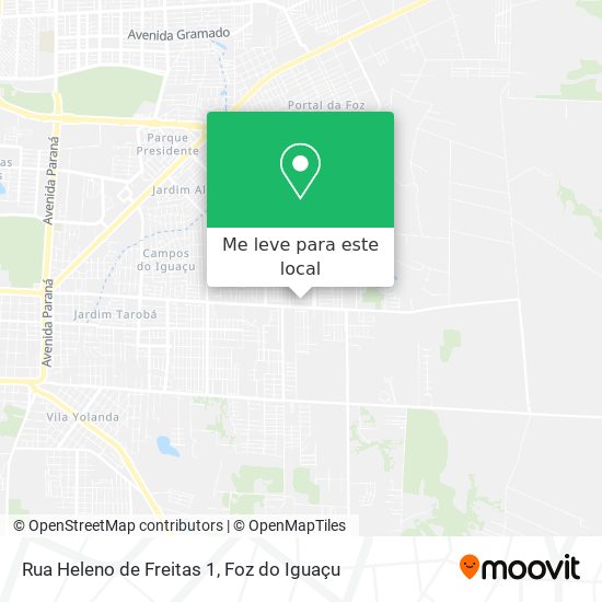 Rua Heleno de Freitas 1 mapa