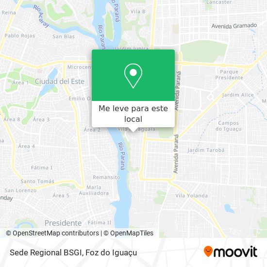 Sede Regional BSGI mapa