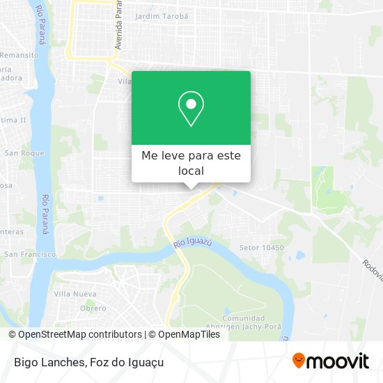 Bigo Lanches mapa