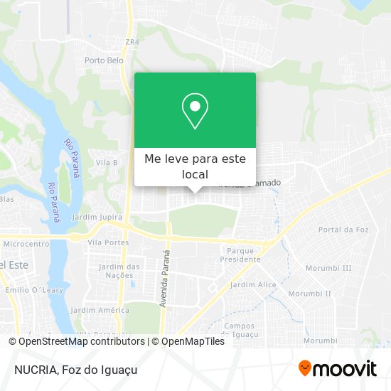 NUCRIA mapa