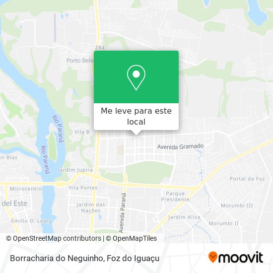 Borracharia do Neguinho mapa