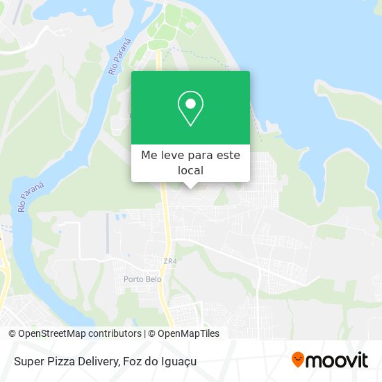 Super Pizza Delivery mapa