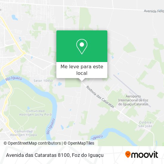 Avenida das Cataratas 8100 mapa