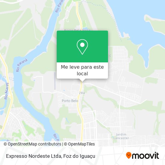 Expresso Nordeste Ltda mapa