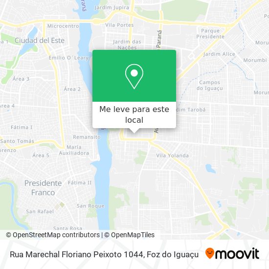 Rua Marechal Floriano Peixoto 1044 mapa